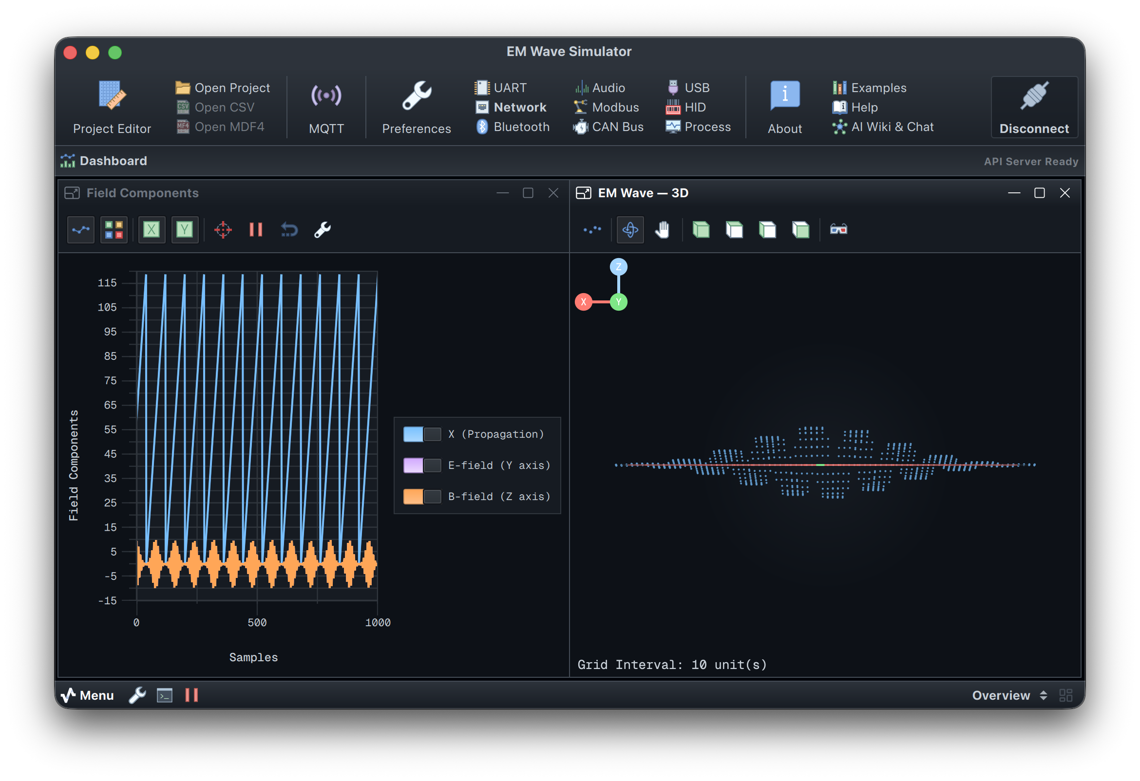 EM Wave 3D Visualization